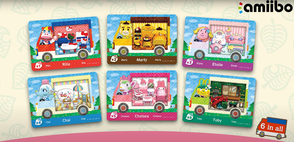 Animal Crossing New Horizons Sanrio Amiibo Cards & Villagers