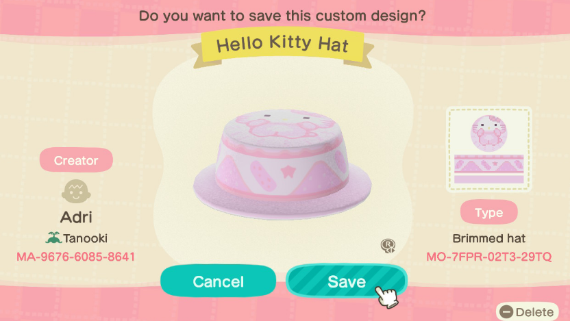 acnh sanrio design 19