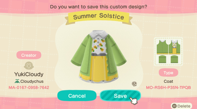 ACNH Summer Path & Outfits Design Codes - ACNH Summer Custom Designs ...