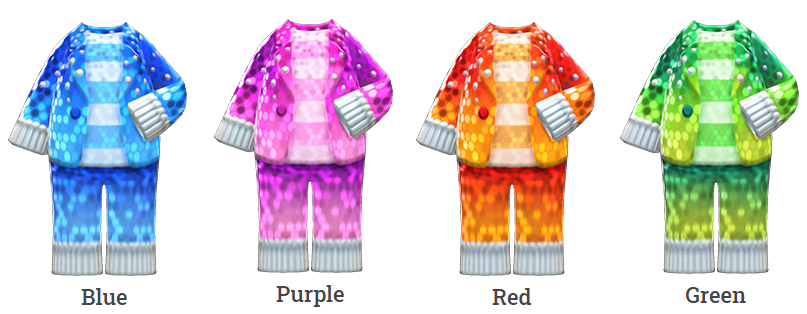 ACNH Festivale Items 2022 - Festivale Costume variations