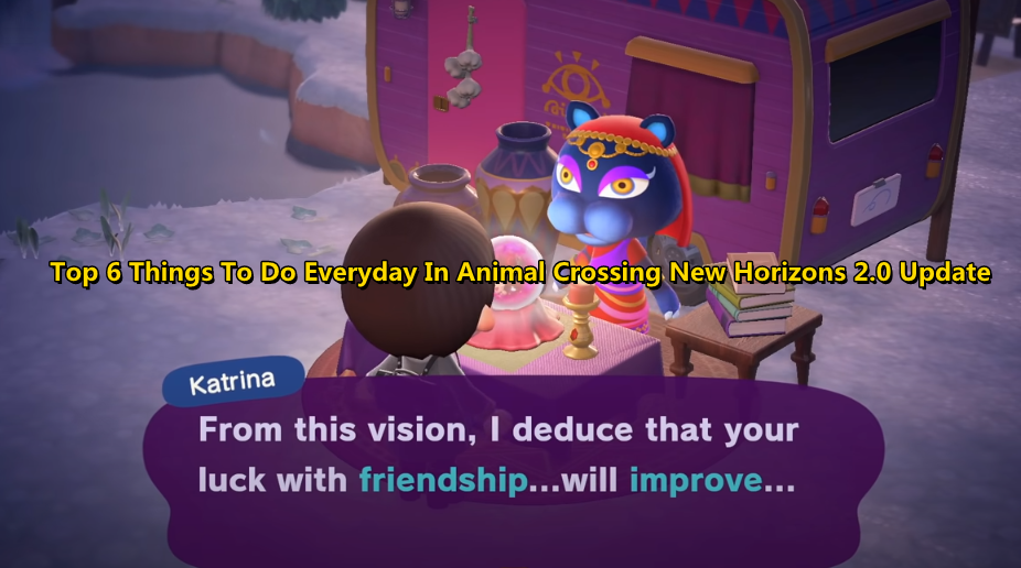 Top 6 Things To Do Everyday In Animal Crossing New Horizons  Update