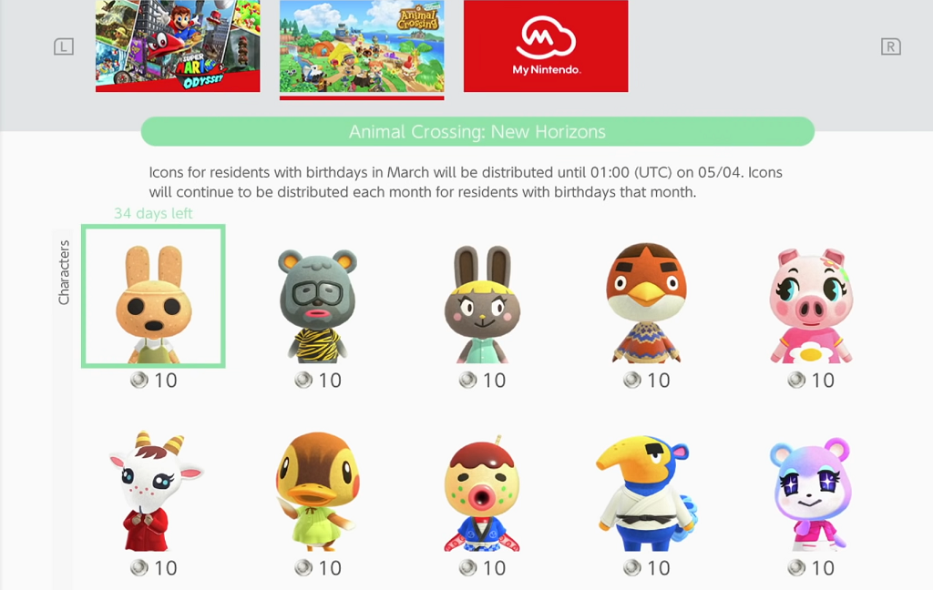ACNH Custom Villager Icons for Switch Profile Photo