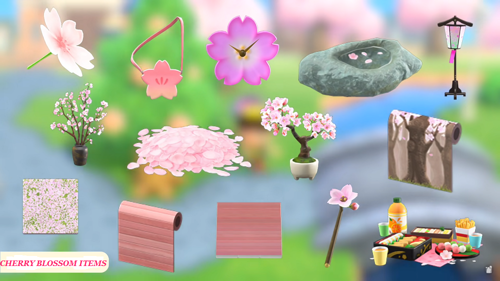 Animal Crossing: New Horizons cherry blossom season, Full recipes list