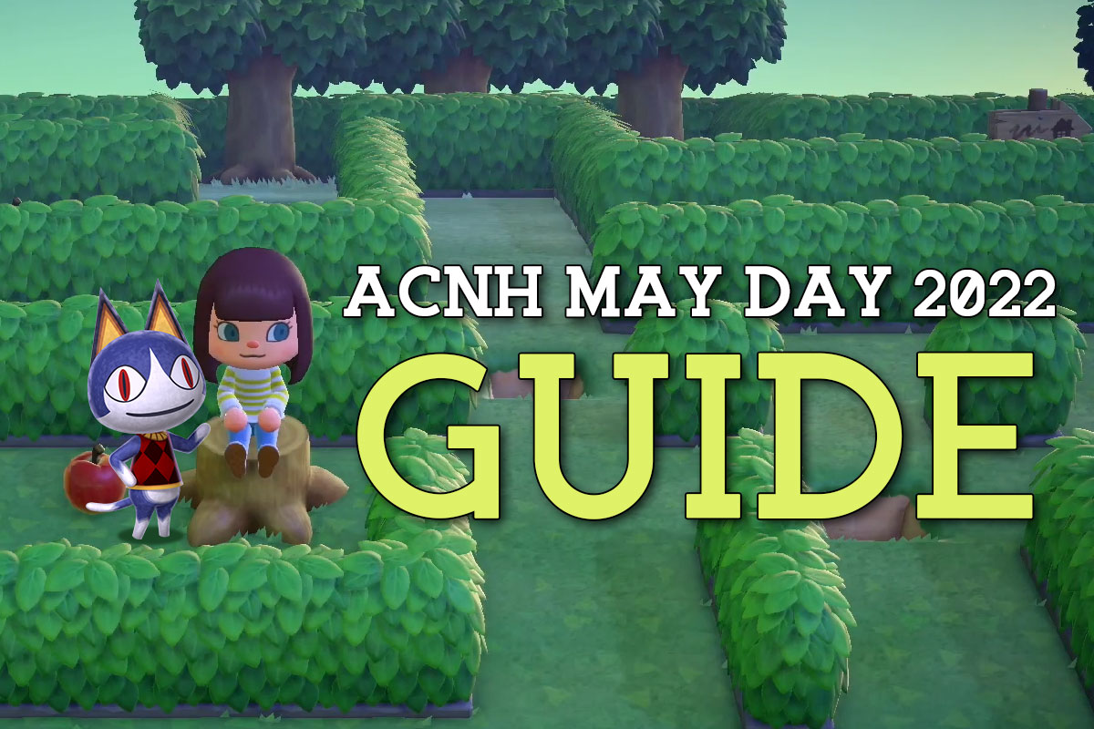 ACNH May Day Event 2022 Date, Rover's Rewards (Items), Maze