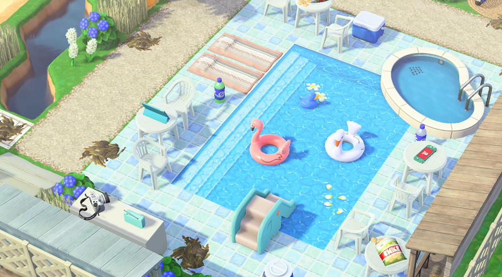 ACNH Best Summer Island Ideas 2022 - Swimming Pool