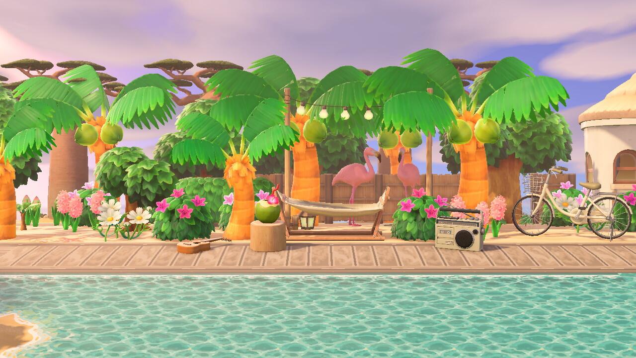 ACNH Most Popular Island Themes 2023 - Tropical Theme Island Idea