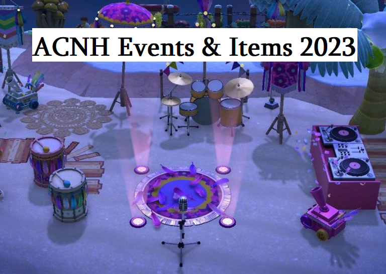 ACNH Events & Items 2023