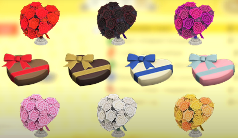 ACNH Valentine's Day Event 2023 - Items