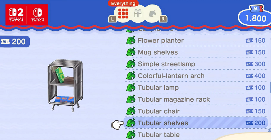 acnh 3.0 furniture set