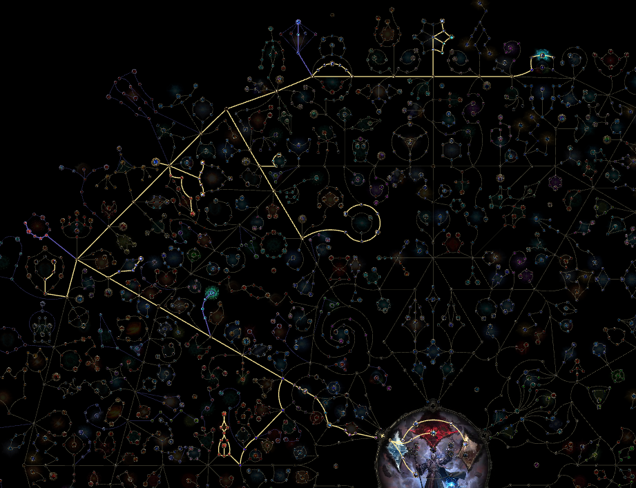 PoE 2 0.5.5 Grim Pillar Spell Totem Druid passive tree