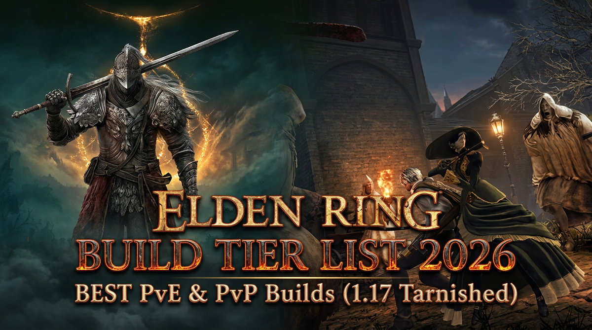 ELDEN RING BUILD TIER LIST 2026 - BEST PvE & PvP Builds (1.17 Tarnished)