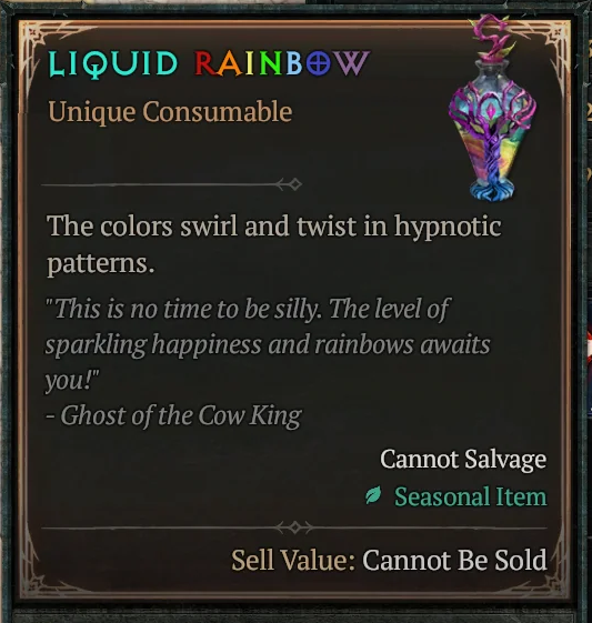 Diablo 4 Liquid Rainbow